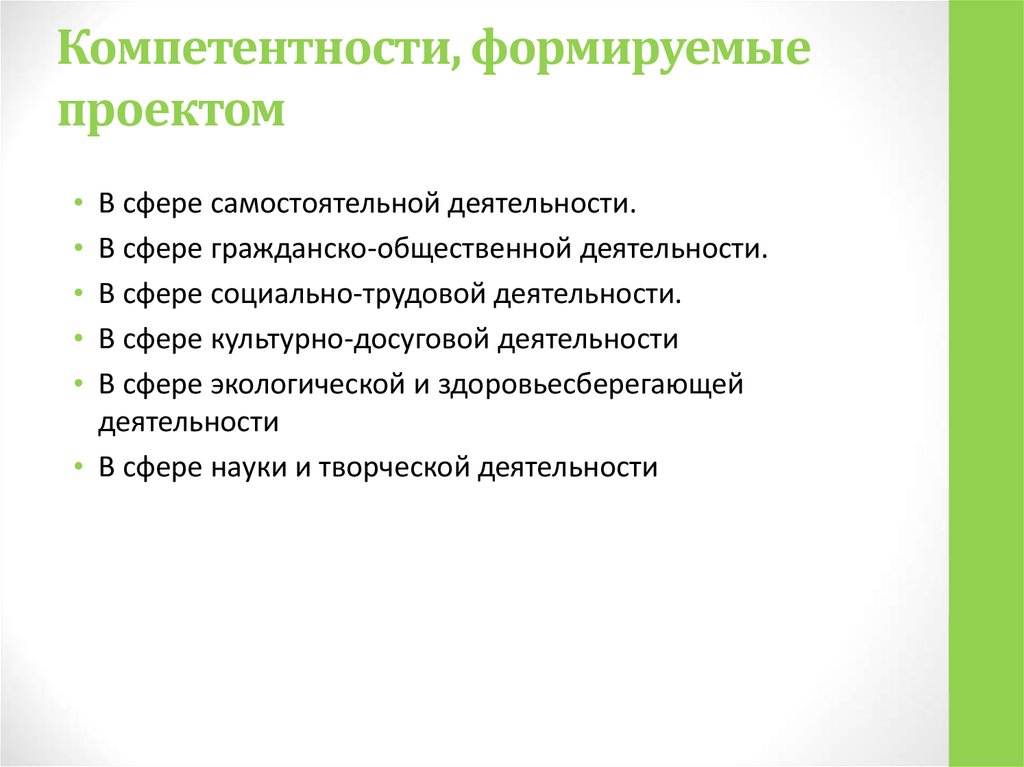 С помощью метода проектов формируются способы работы с будущим