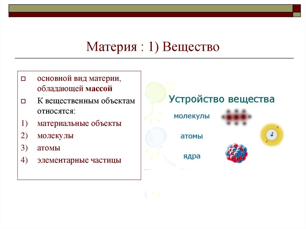 Длина материи это. Вид материи вещество. Основные виды материи. Материя виды материи. Виды материи в химии.