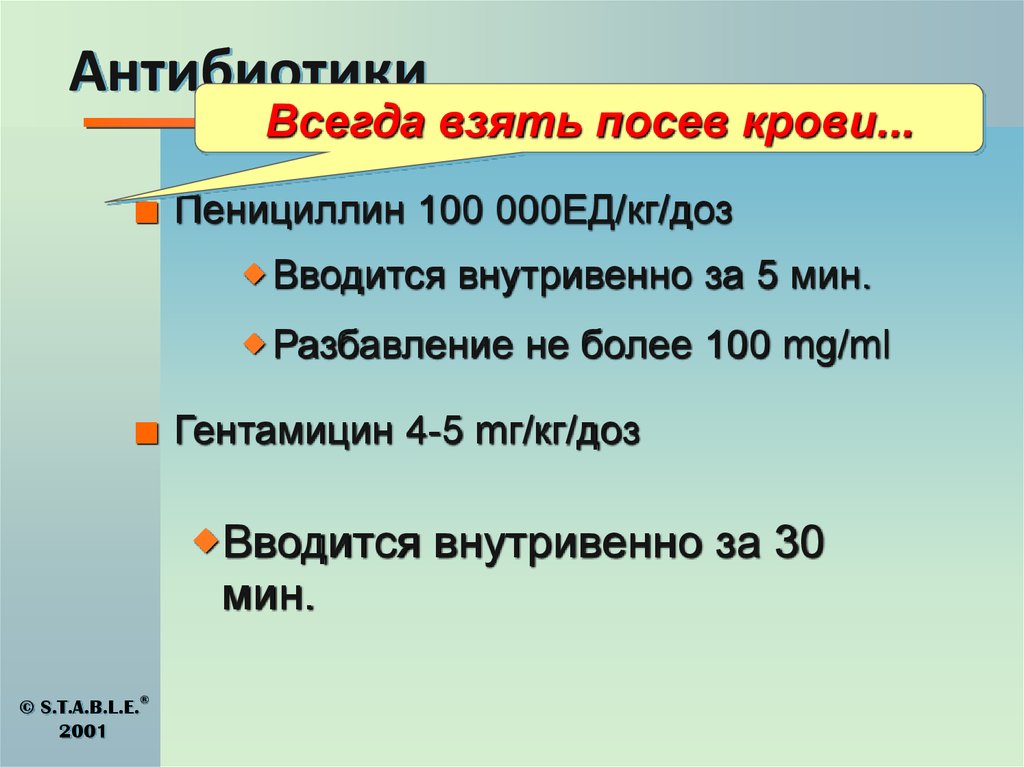 Антибиотики