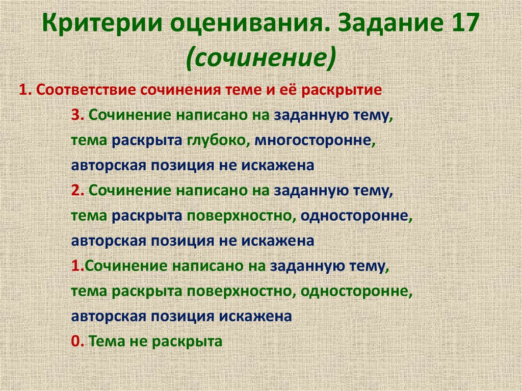 Оценивание сочинения егэ. Критерии оценивания 17 задачи. Критерии сочинения по литературе. 17 Сочинение критерии. Оценивание сочинение 5 класс.