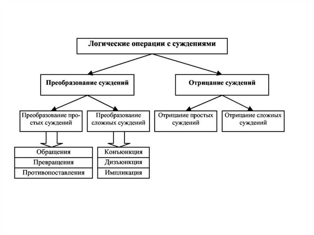 Логическая схема суждения