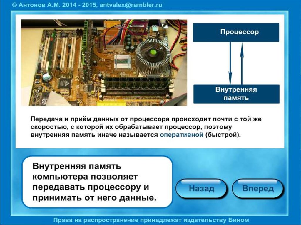 Основными устройствами компьютера является. Внутренняя память процессора. Процессор и внутренняя память ПК. Устройство компьютера презентация. Схема внутренняя память процессор.