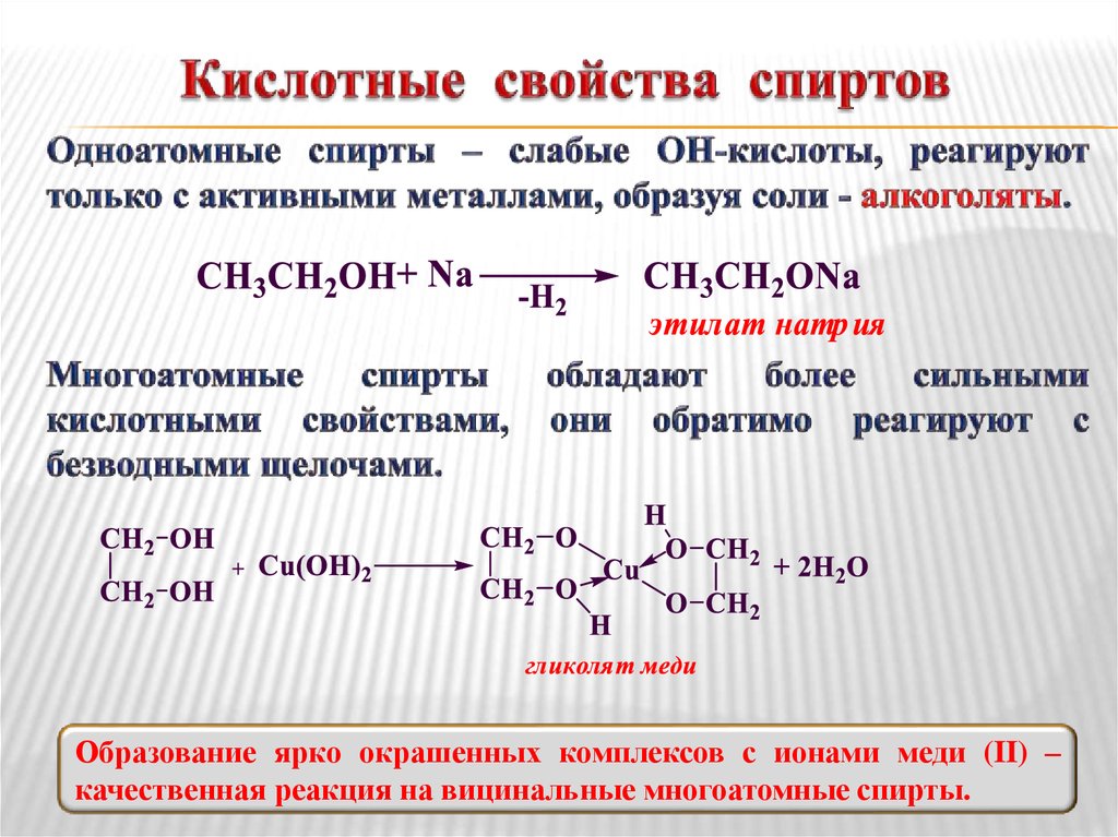 Увеличение кислотой