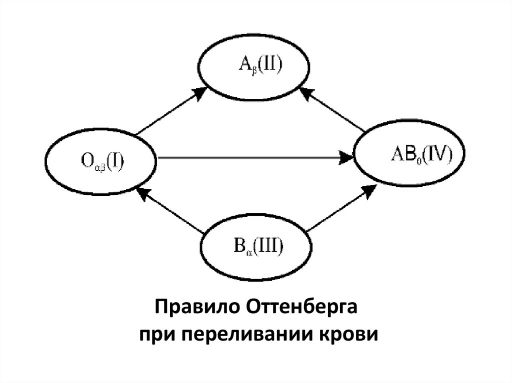 Схема переливания плазмы крови