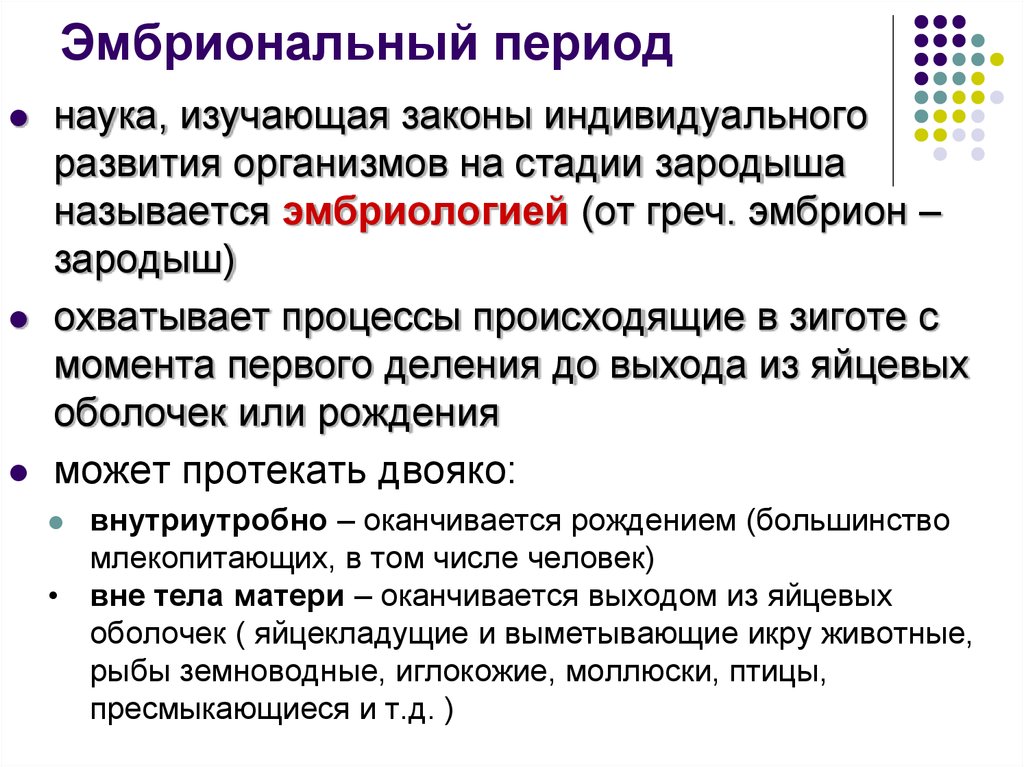 Индивидуальное развитие организма презентация 9 класс