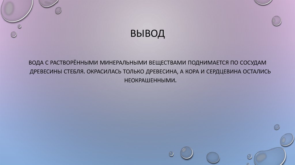 Вывод