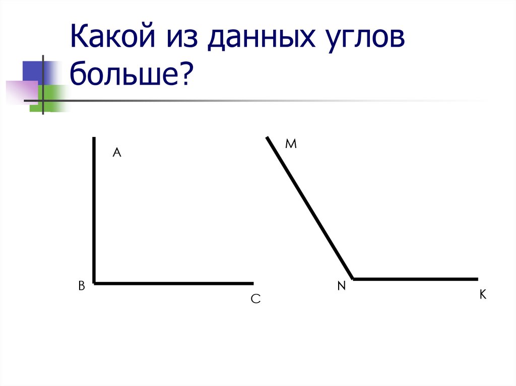 Острый угол больше. Сравнение углов наложением 5 класс. Сравнение углов 5 класс. Данные углы. Сравнение углов наложением 5 класс ppt.