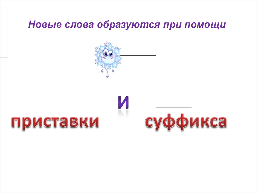 Какие слова образуются с помощью