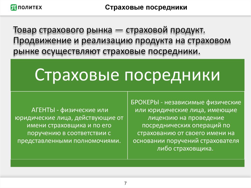 Страховой брокер презентация