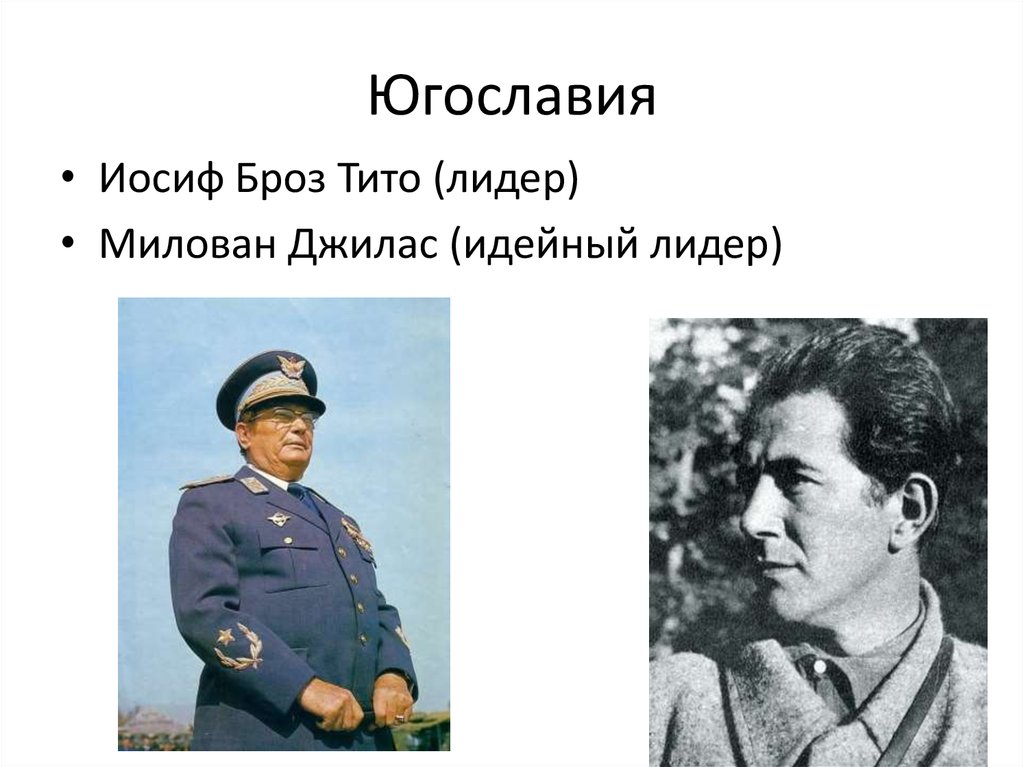 Лидер югославии