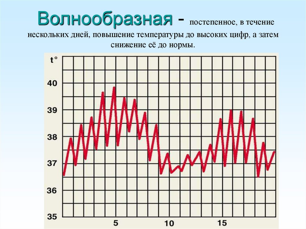 Температура повышается днем. Постепенное повышение температуры. Волнообразное повышение температуры. Волнообразная температура. Температура волнообразная причины.