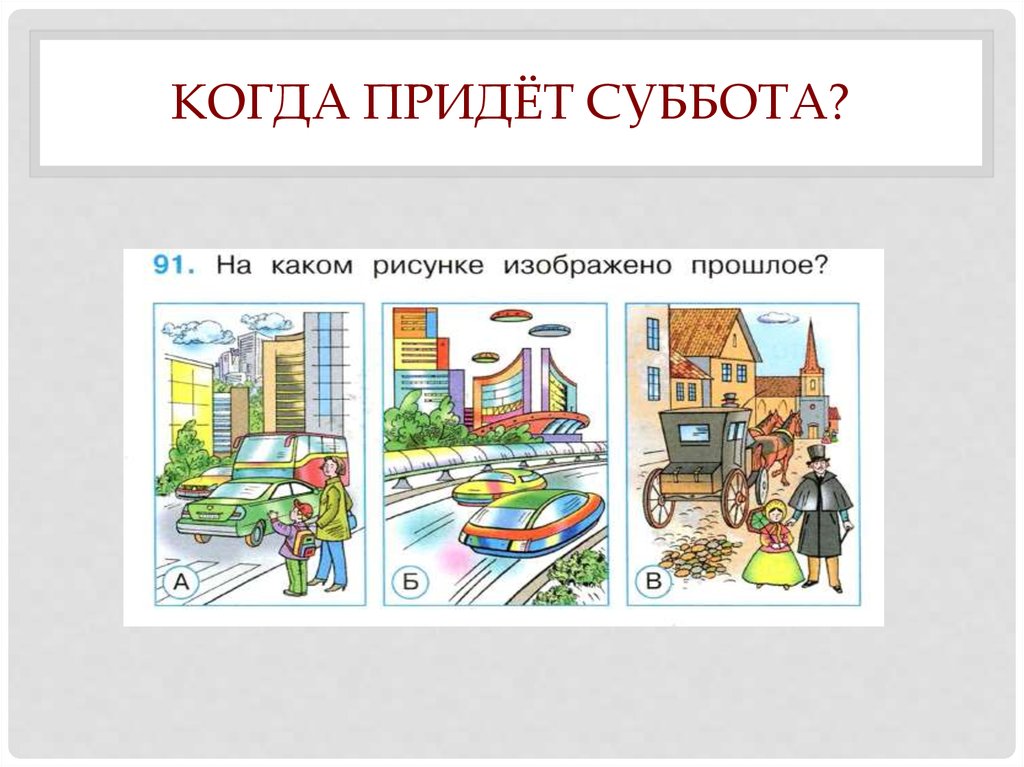 Какое право изображено на иллюстрации. Презентация когда придет суббота. Когда придёт суббота 1 класс. Когда придет суббота 1 класс окружающий мир. Задания к теме когда придет суббота.