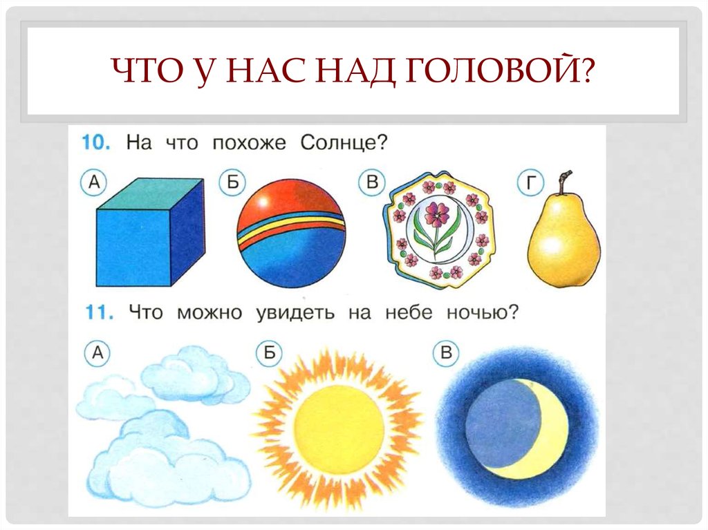 Конспект и презентация по окружающему миру 1 класс