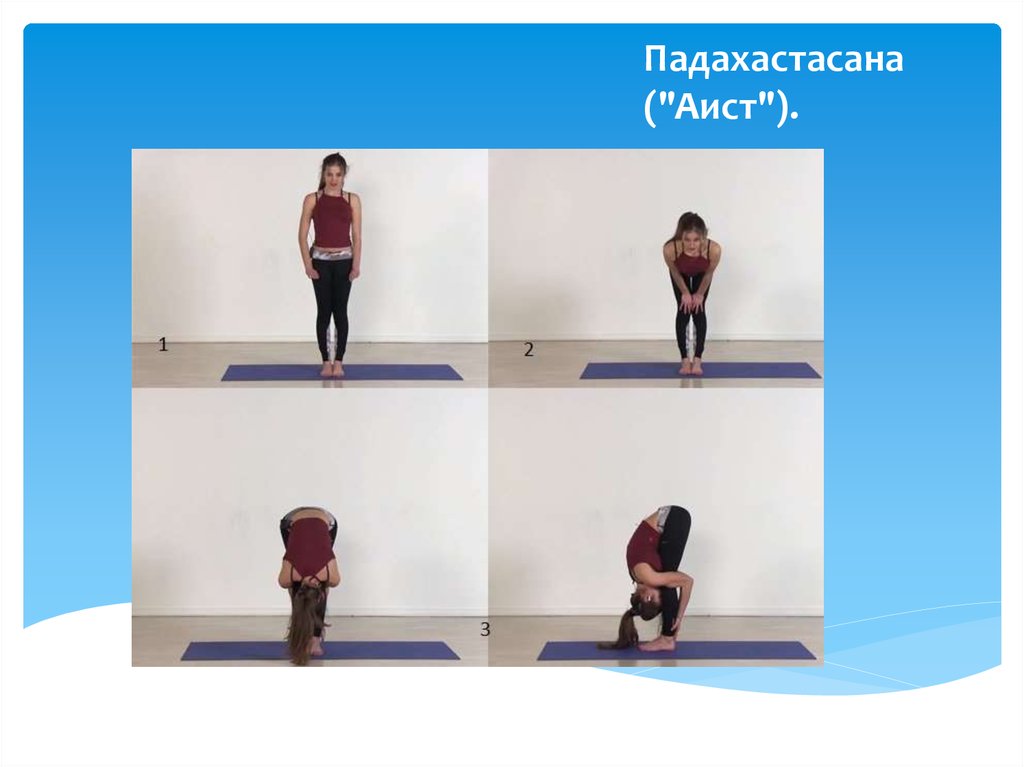 Падахастасана ("Аист"). 