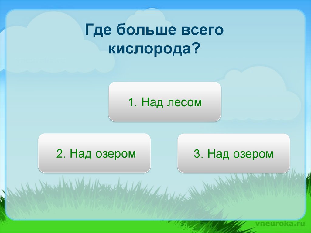 Больше кислорода. Где больше всего кислорода. Где больше всего кислорода в лесу. Что такое кислород 3 класс окружающий мир. Состав воздуха над лесом.