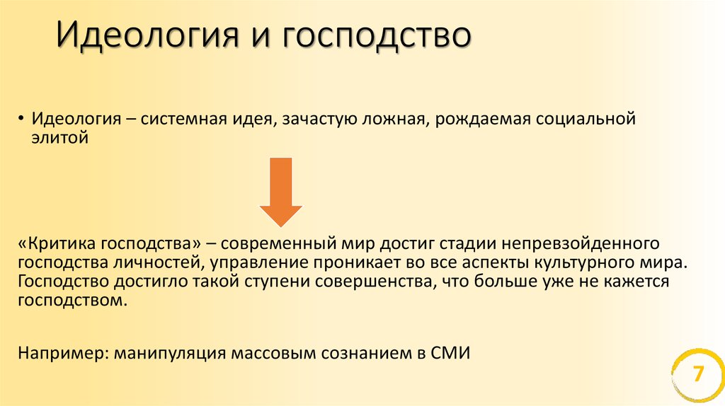 Политическое господство