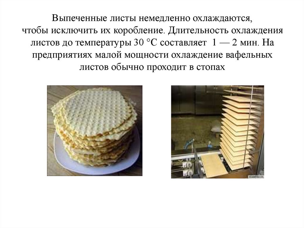 Вафельный торт процесс производства
