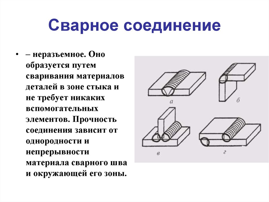 Соединение деталей. Неразъемное соединение со сварным швом. Сварные соединения неразъёмное соединения деталей. Неразъемные соединения заклепочные, сварные, Клеенные. Неразъемные соединения сварные.