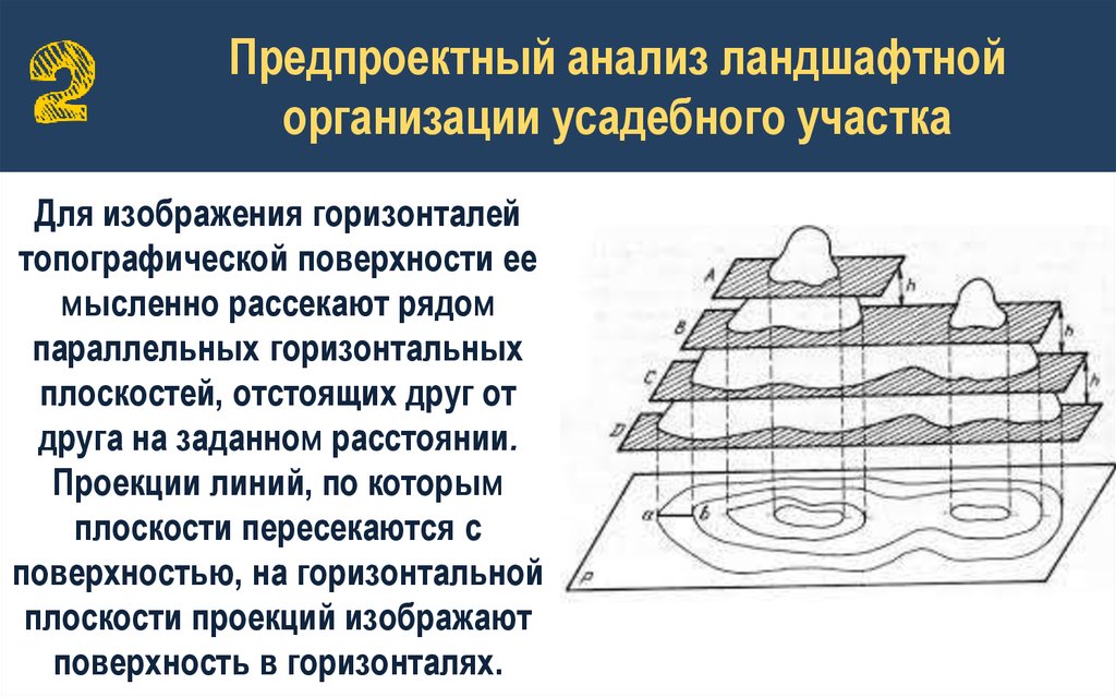 Изображение здания мысленно рассеченного горизонтальной плоскостью