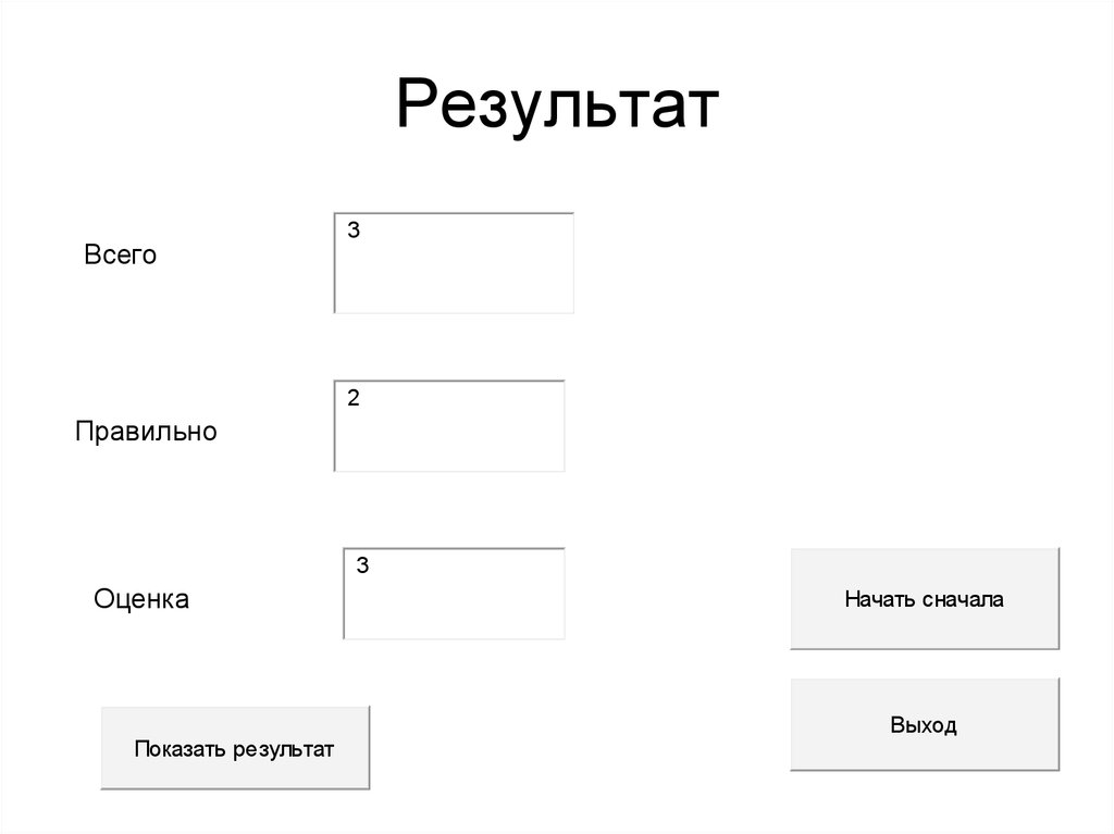 Результат