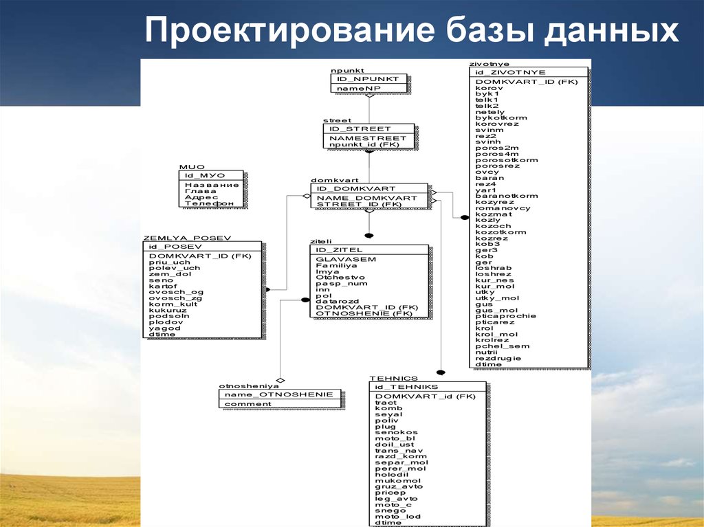 Цели проектирования базы данных. Проектирование базы данных. Основы проектирования баз данных. Физическое проектирование базы данных.