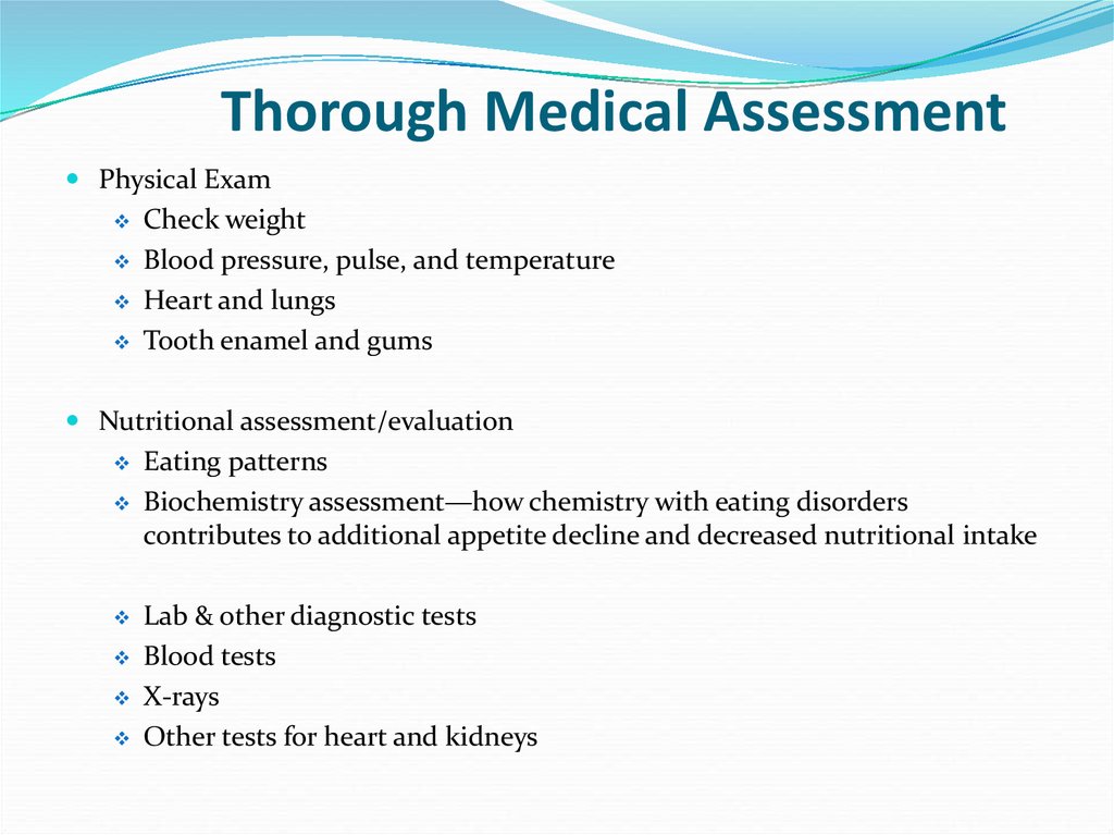 Medical Assessment. Nutritional Assessment. Physical Assessment. 9 Physical Assessment гдз. Check exam