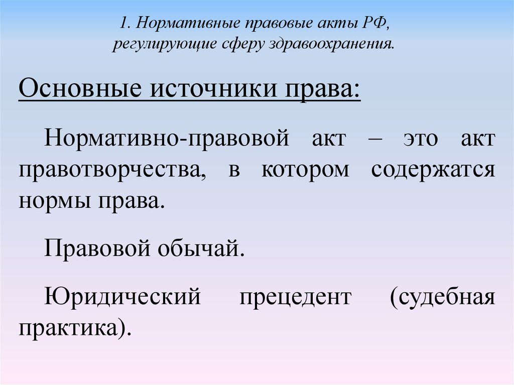 Правовое обеспечение профессиональной