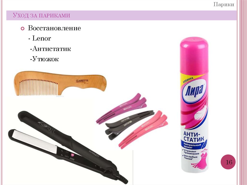 Уход за париками