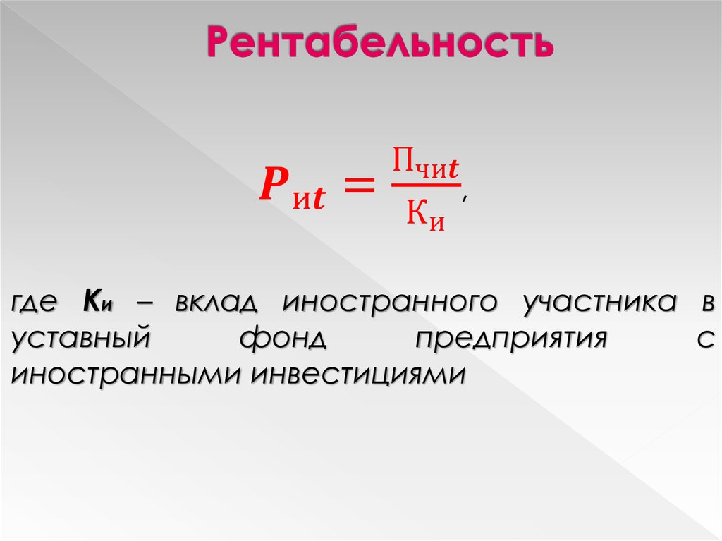 Рентабельность