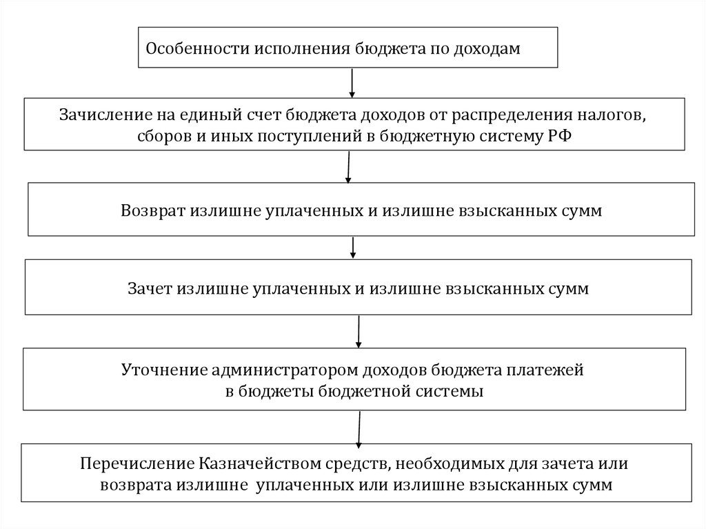 Схема исполнения бюджета