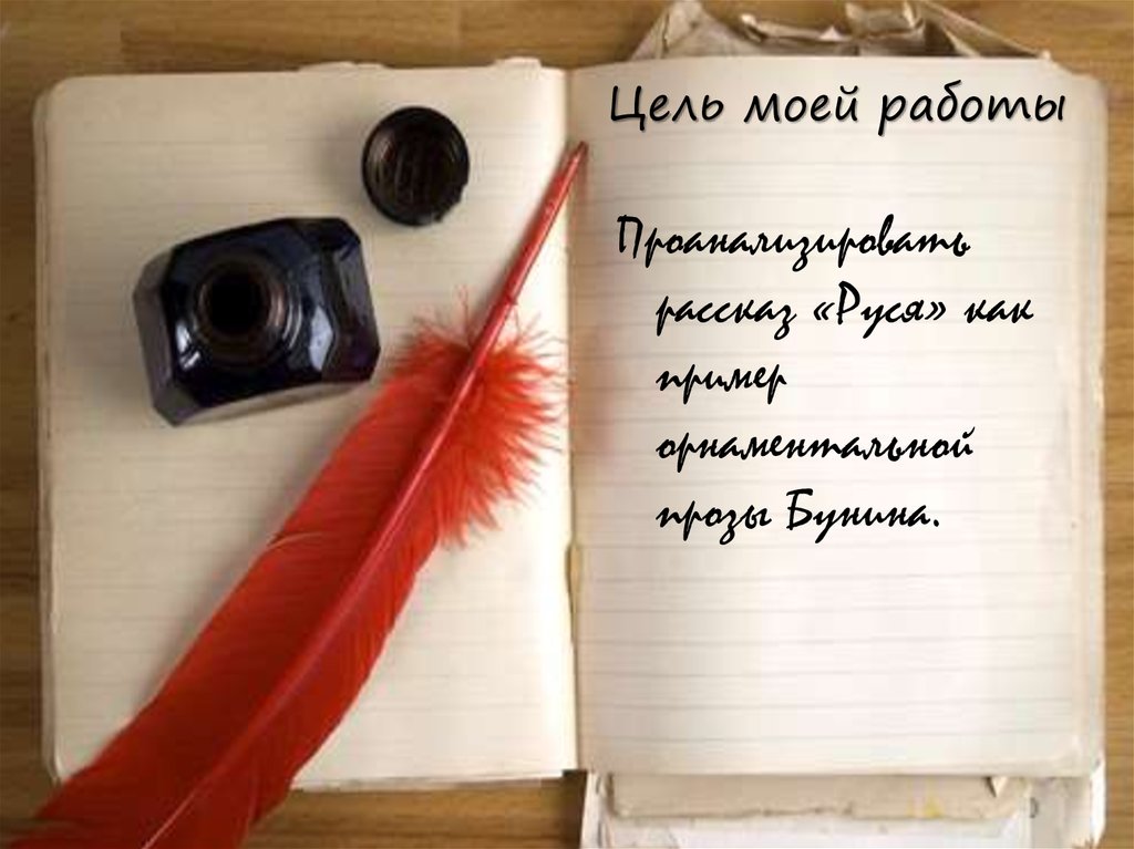 Цель моей работы