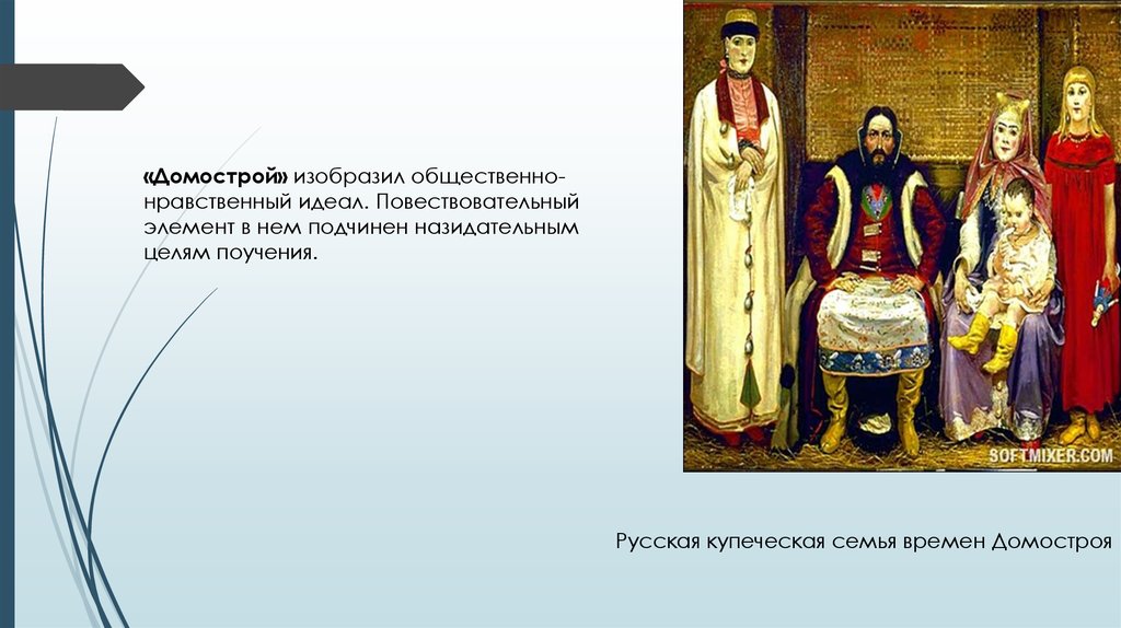 Традиции общения в русской семье домострой 4 класс конспект и презентация