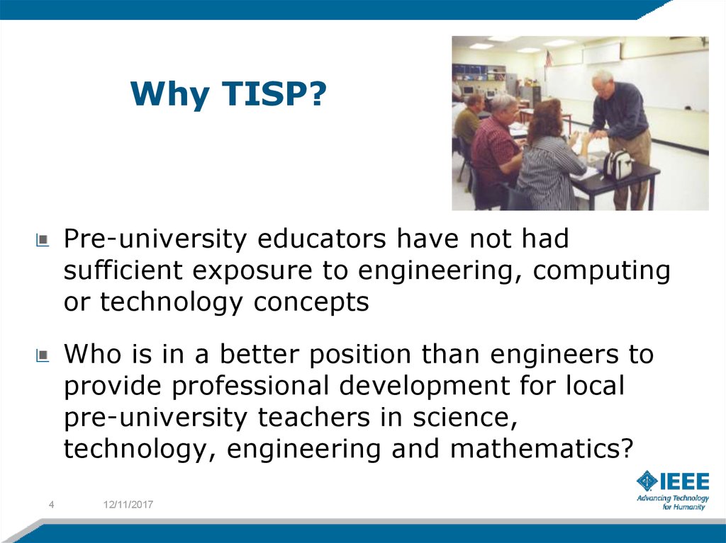 Why TISP?