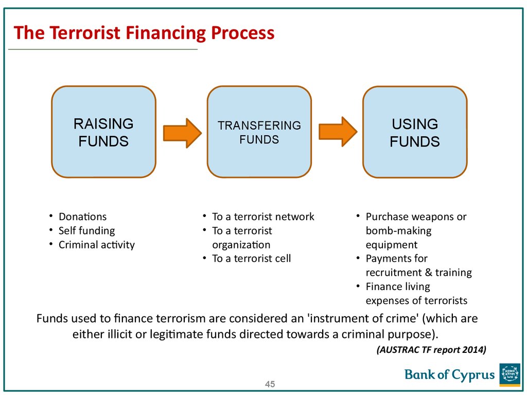 The Terrorist Financing Process