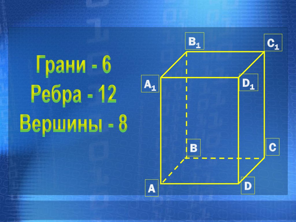 Куб грани ребра вершины картинка