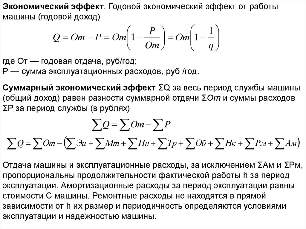 Эффект формула