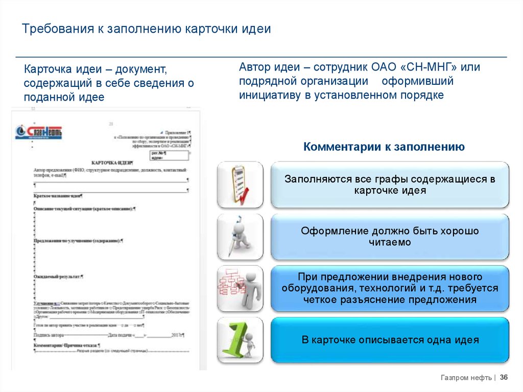 Заполнение карточек вакансии