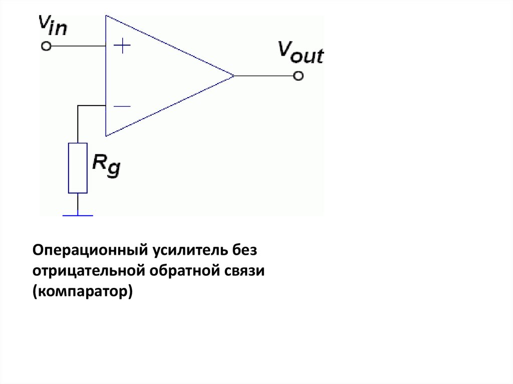 Схема питания операционной