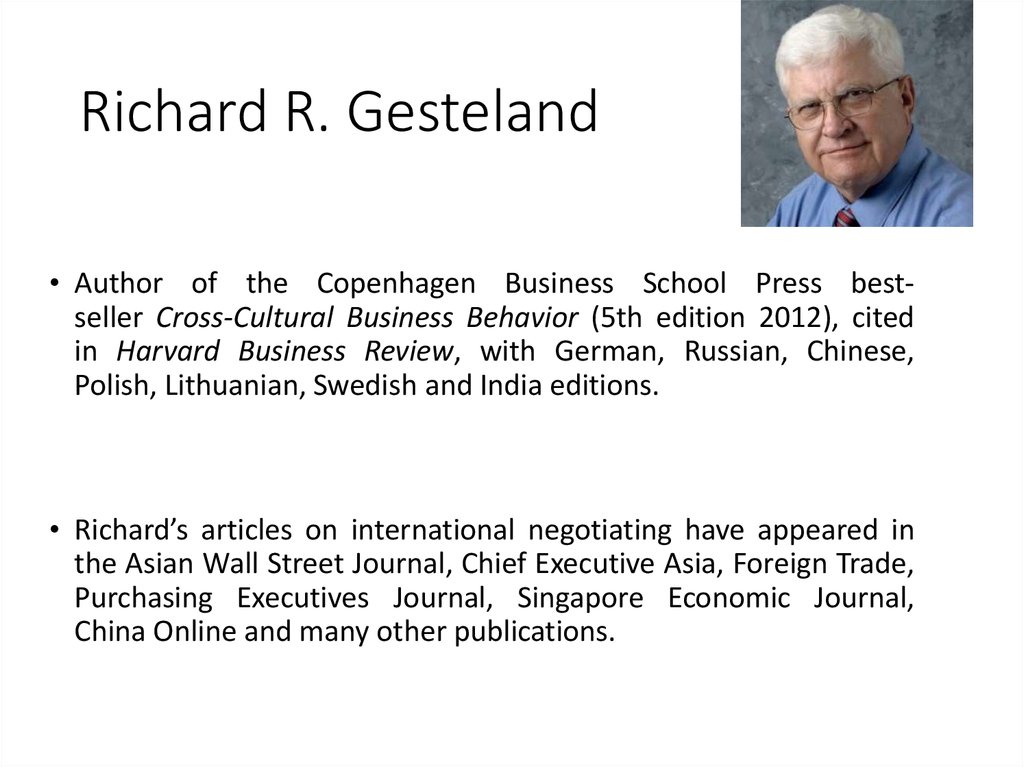 Richard R. Gesteland