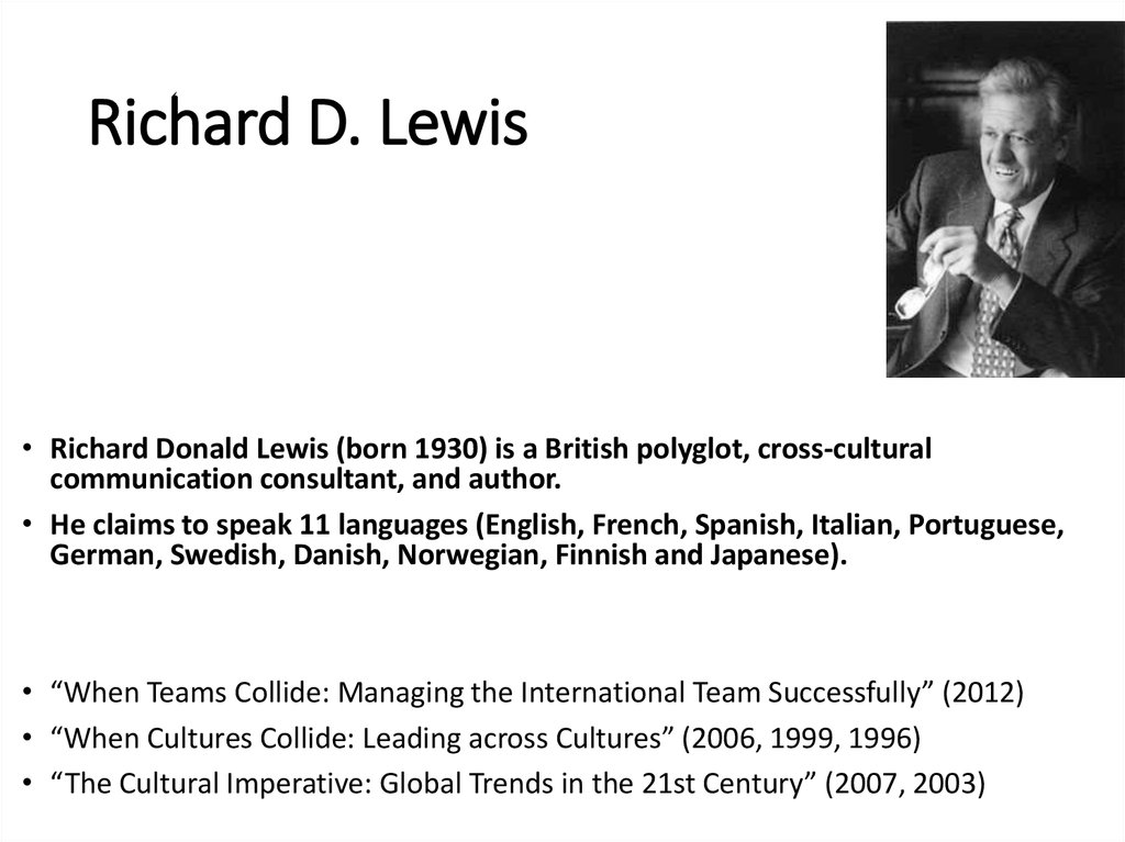 Richard D. Lewis 