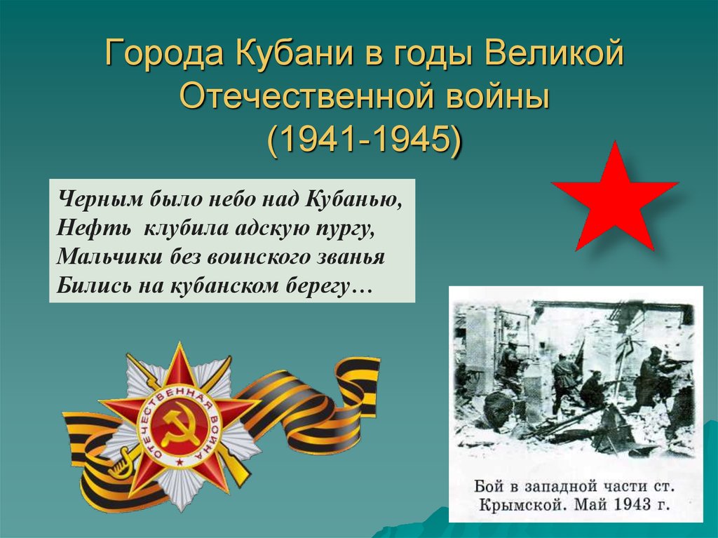 Великая отечественная война 1941 1945 презентация кратко