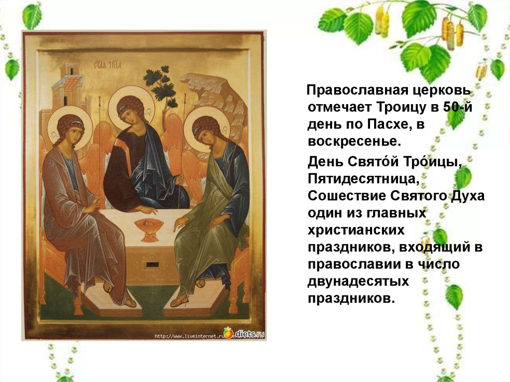 Когда у нас троица. Доклад о Святой Троице. День Святой Троицы. Православные отмечают Троицу. С праздником Троицы.
