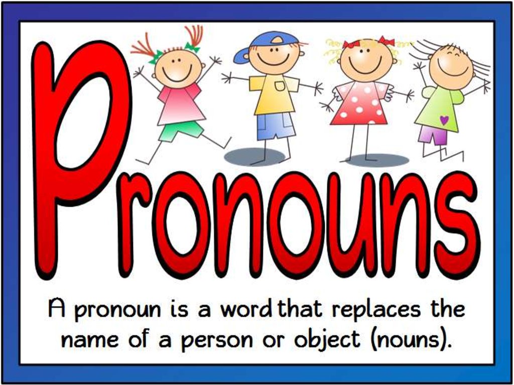 Pronouns. Personal. Possessive Pronouns. Objective ...