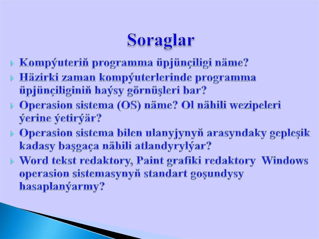 Soraglar