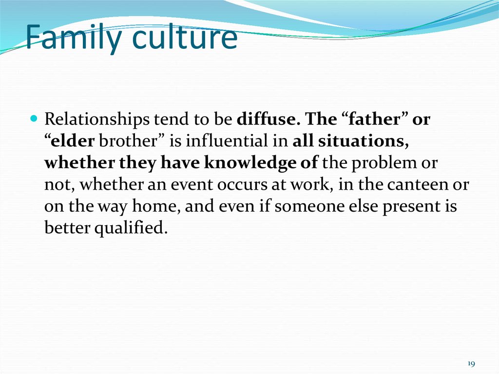 Family culture