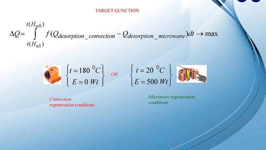 Using Alternative Types Of Energy In The Process Of Regeneration Of The Adsorbents Prezentaciya Onlajn