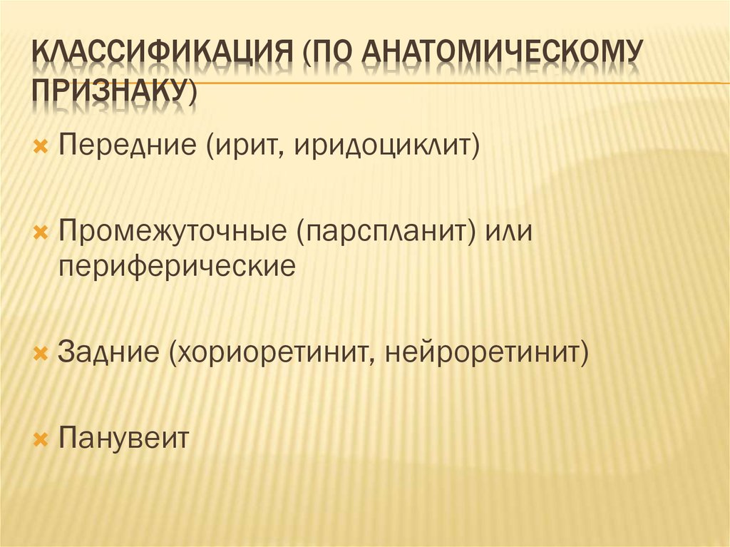 Анатомический признак упражнения