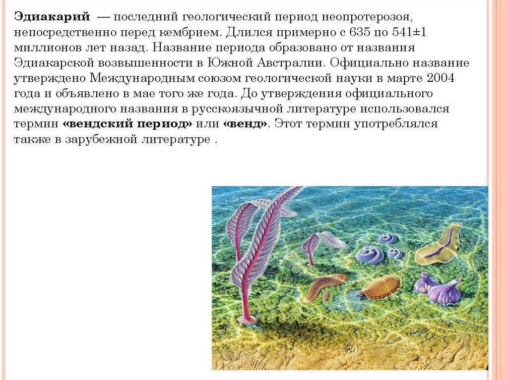 Вендский период презентация