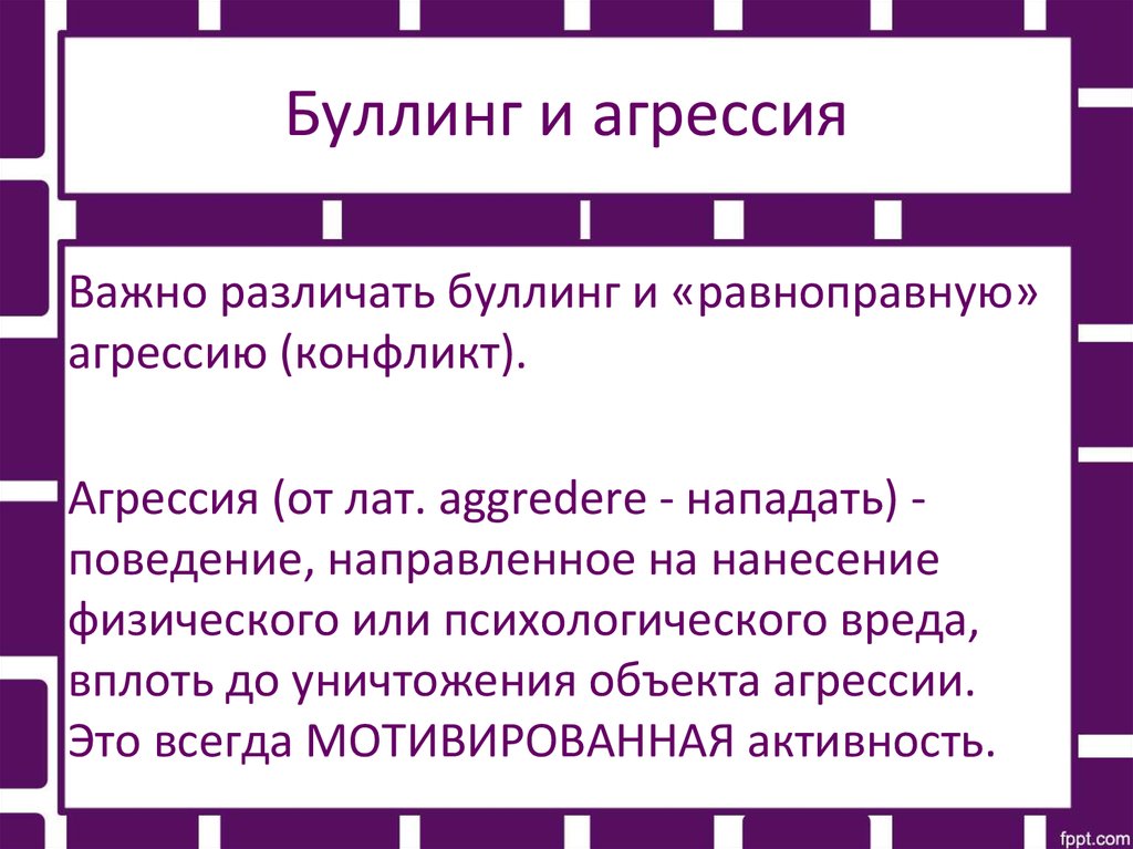 Виды буллинга презентация