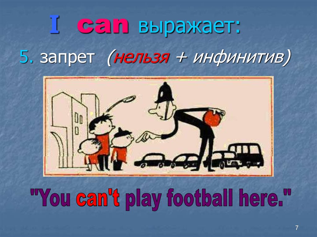 Can could презентация